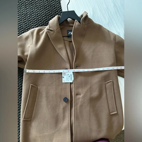 Zara Women's Brown Coat - Picture 6 of 7